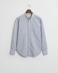 Camisa às riscas Textured relaxed fit
