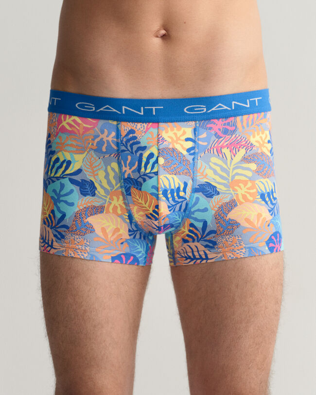 Pack de três boxers com estampado Tropical