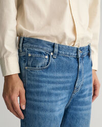 Calças de ganga Stone Washed relaxed fit