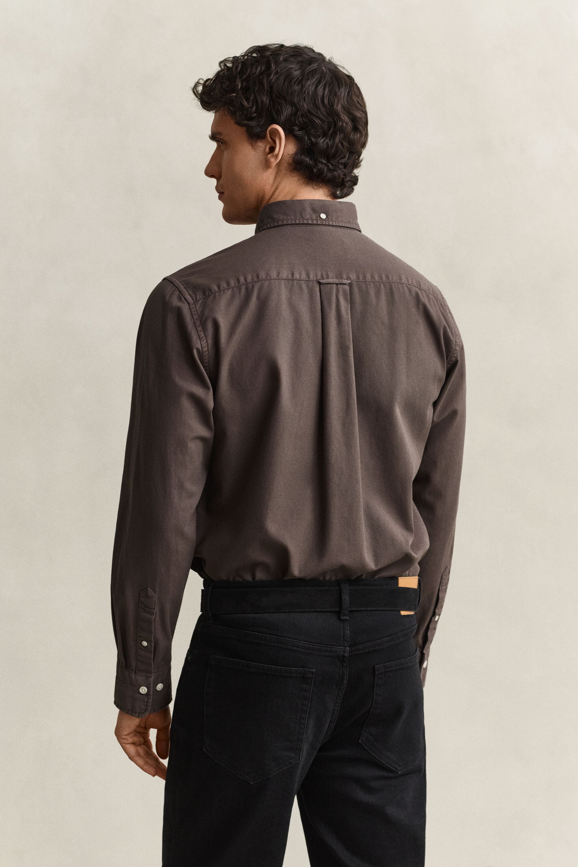 Camisa em sarja regular fit