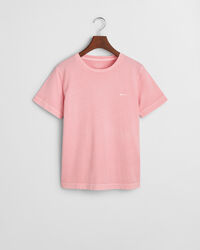 T-shirt com decote redondo Sunfaded