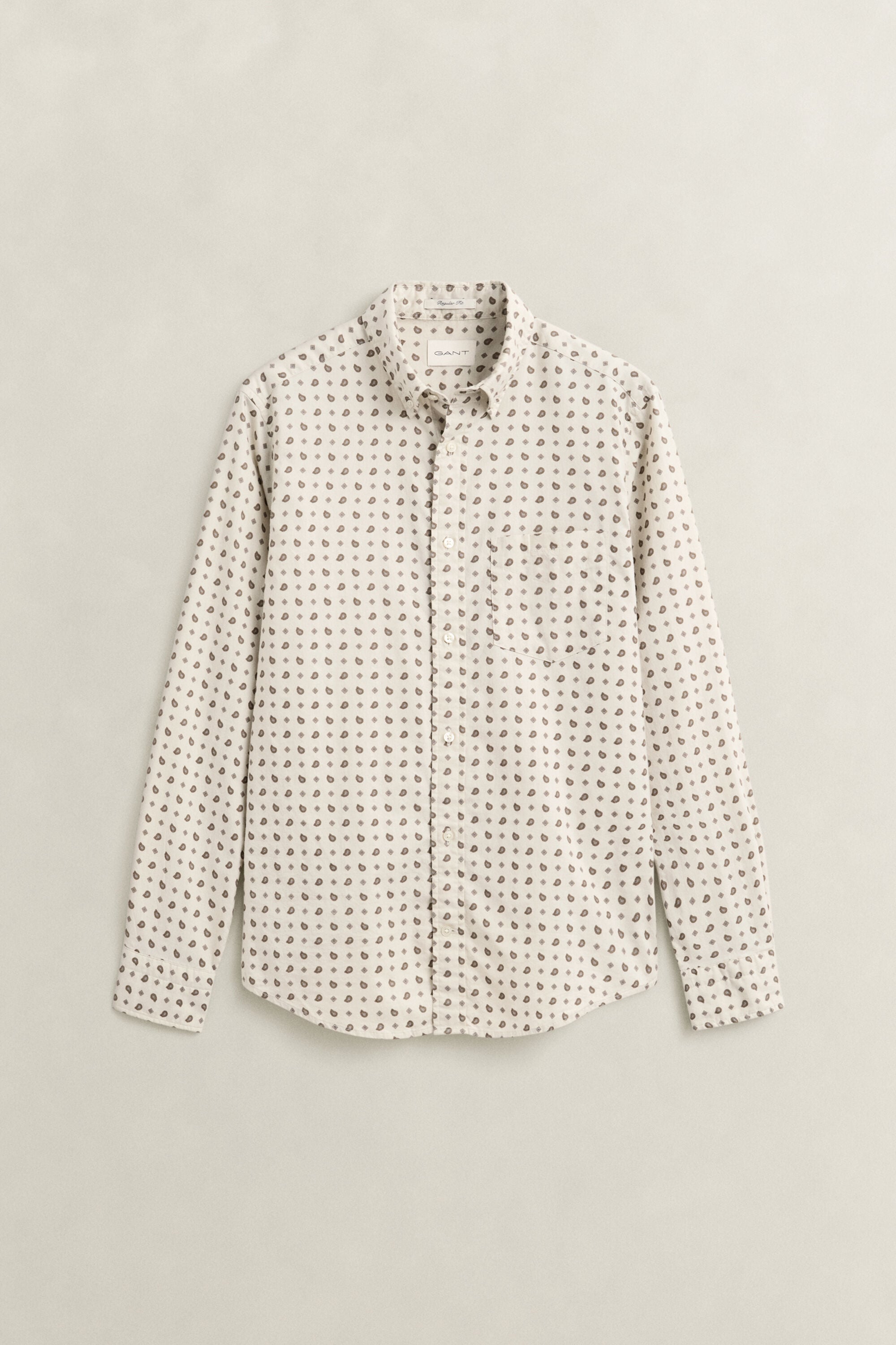 Camisa de sarja com padrão Paisley