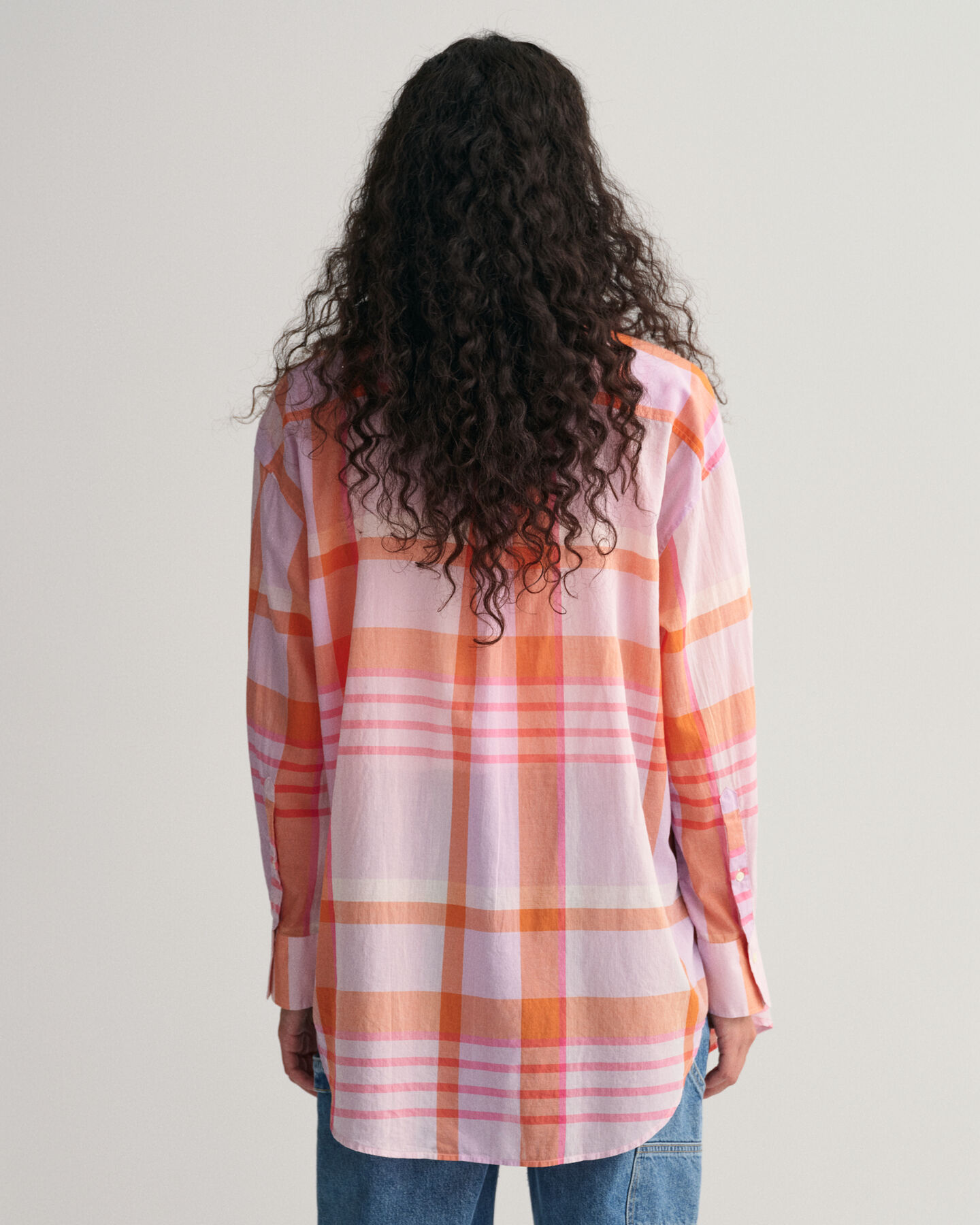 Camisa Madras oversized