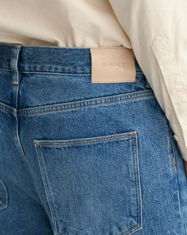 Calças de ganga Stone Washed relaxed fit