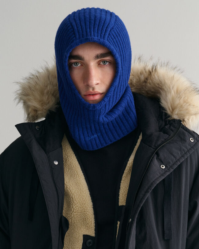 Balaclava em malha de lã