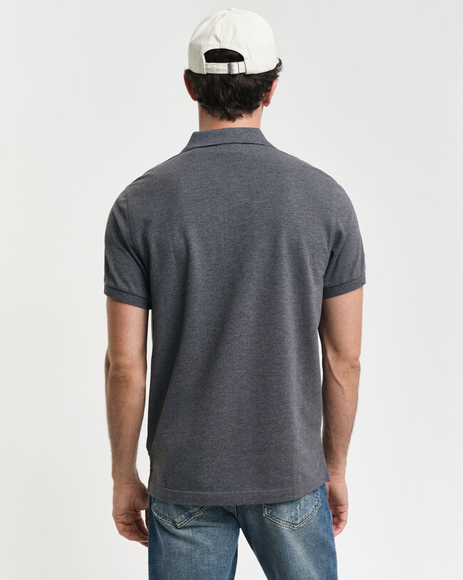 Polo em algodão piqué Shield regular fit