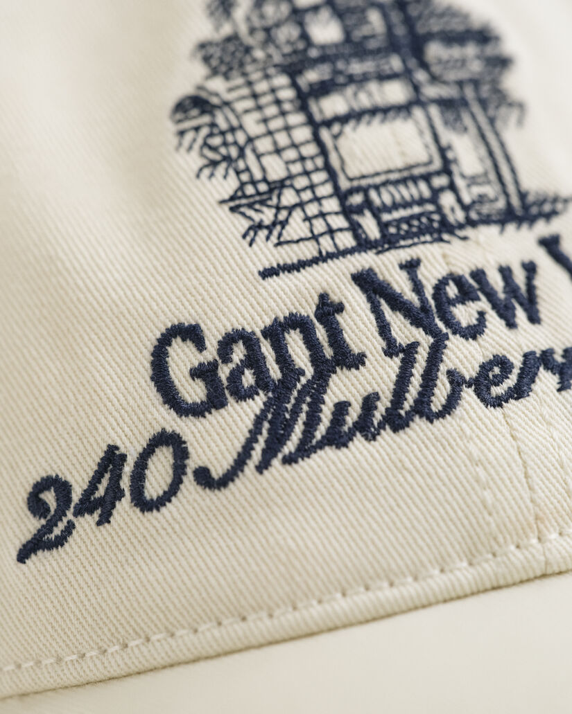 Boné em sarja Washed