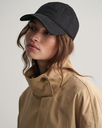 Casaco estilo gabardina com comprimento médio