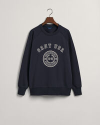 Sweatshirt com decote redondo GANT USA oversized