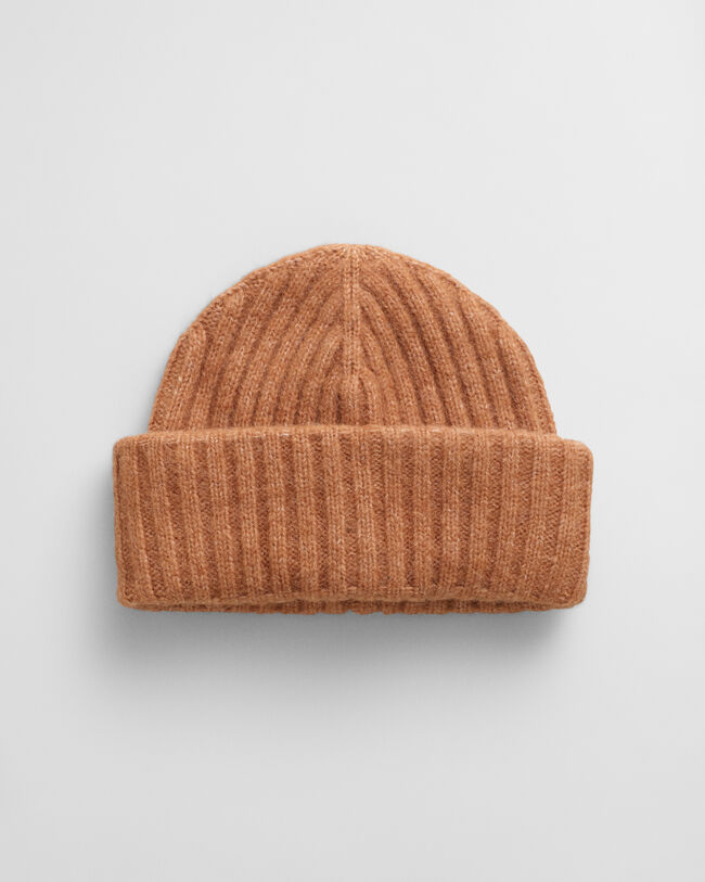 Gorro em mistura de lã com alpaca