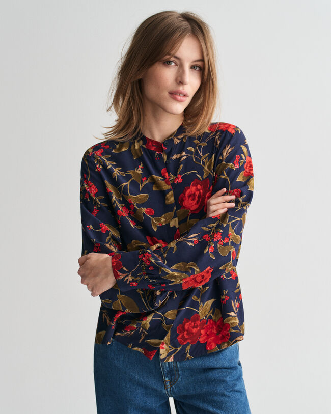 Blusa com estampado Rose