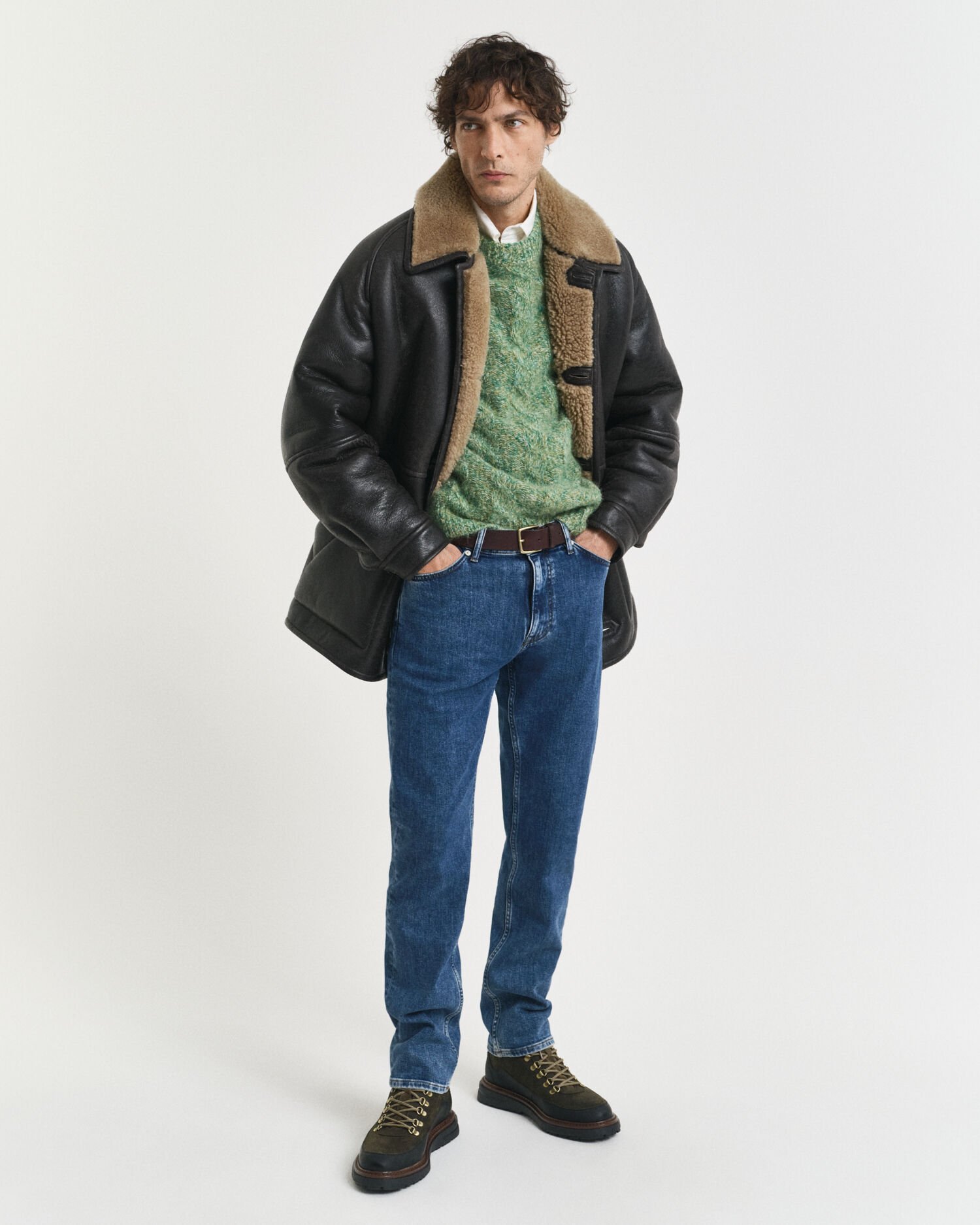 Calças de ganga Clean Wash regular fit