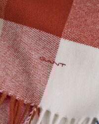 Cachecol em lã com vários padrões de xadrez