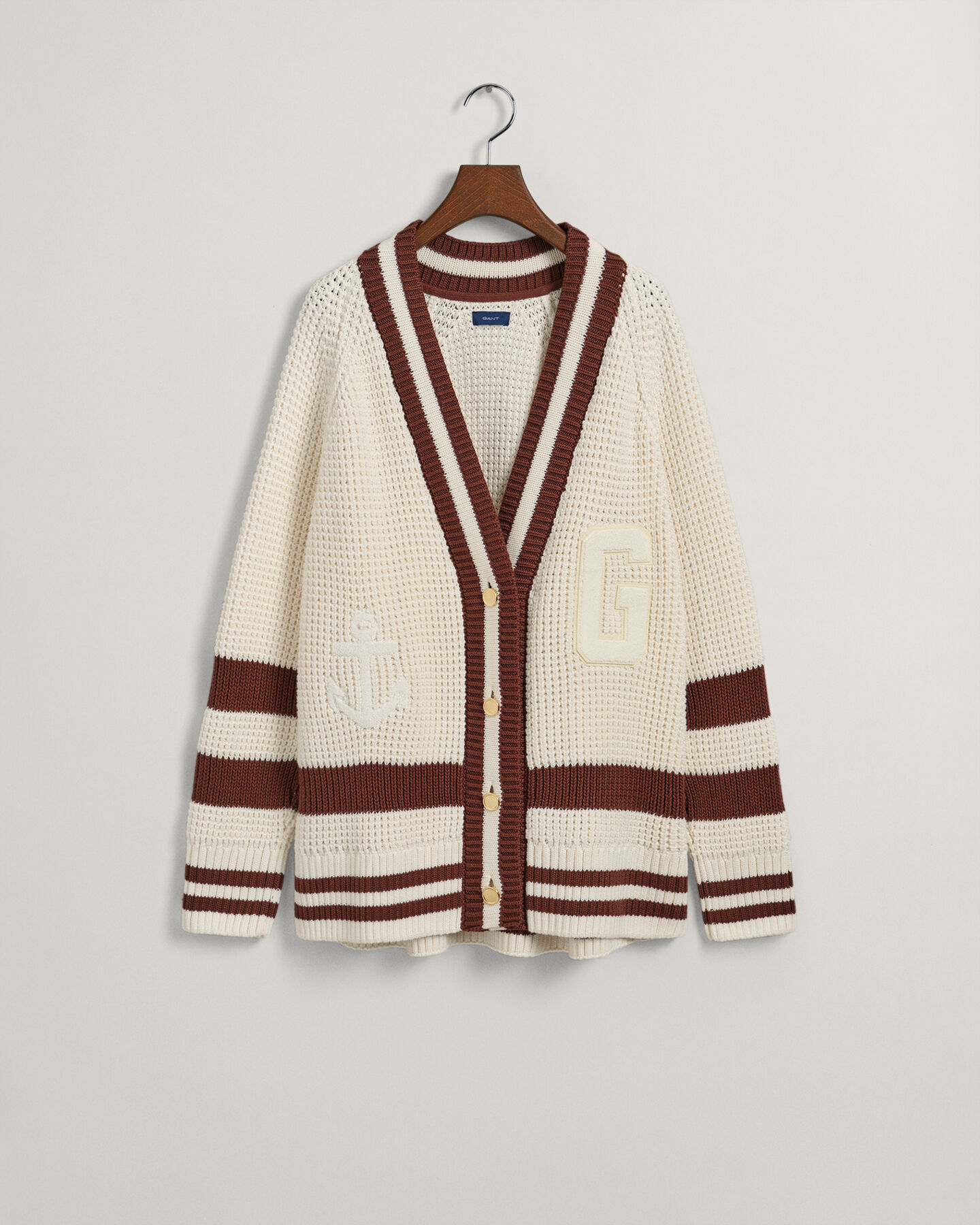 Casaco de malha GANT Varsity oversized