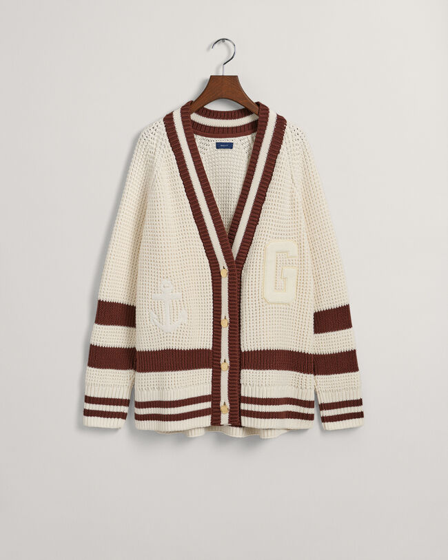 Casaco de malha GANT Varsity oversized