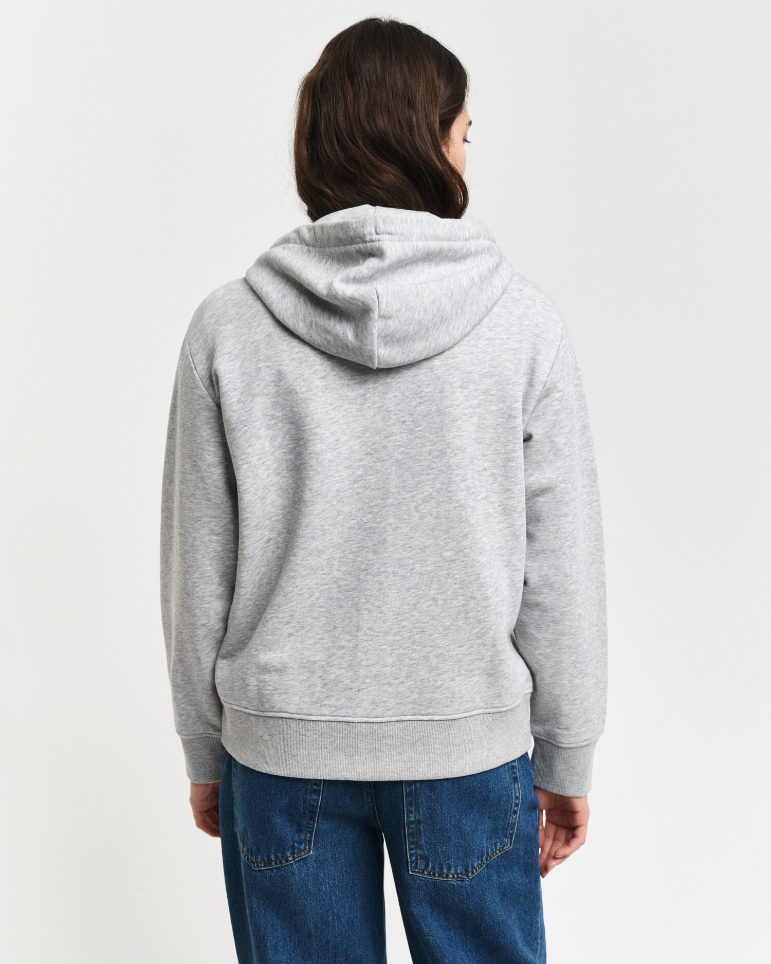 Sweatshirt com capuz e fecho Shield