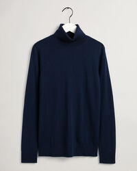 Camisola de gola alta em lã de merino lavável à máquina