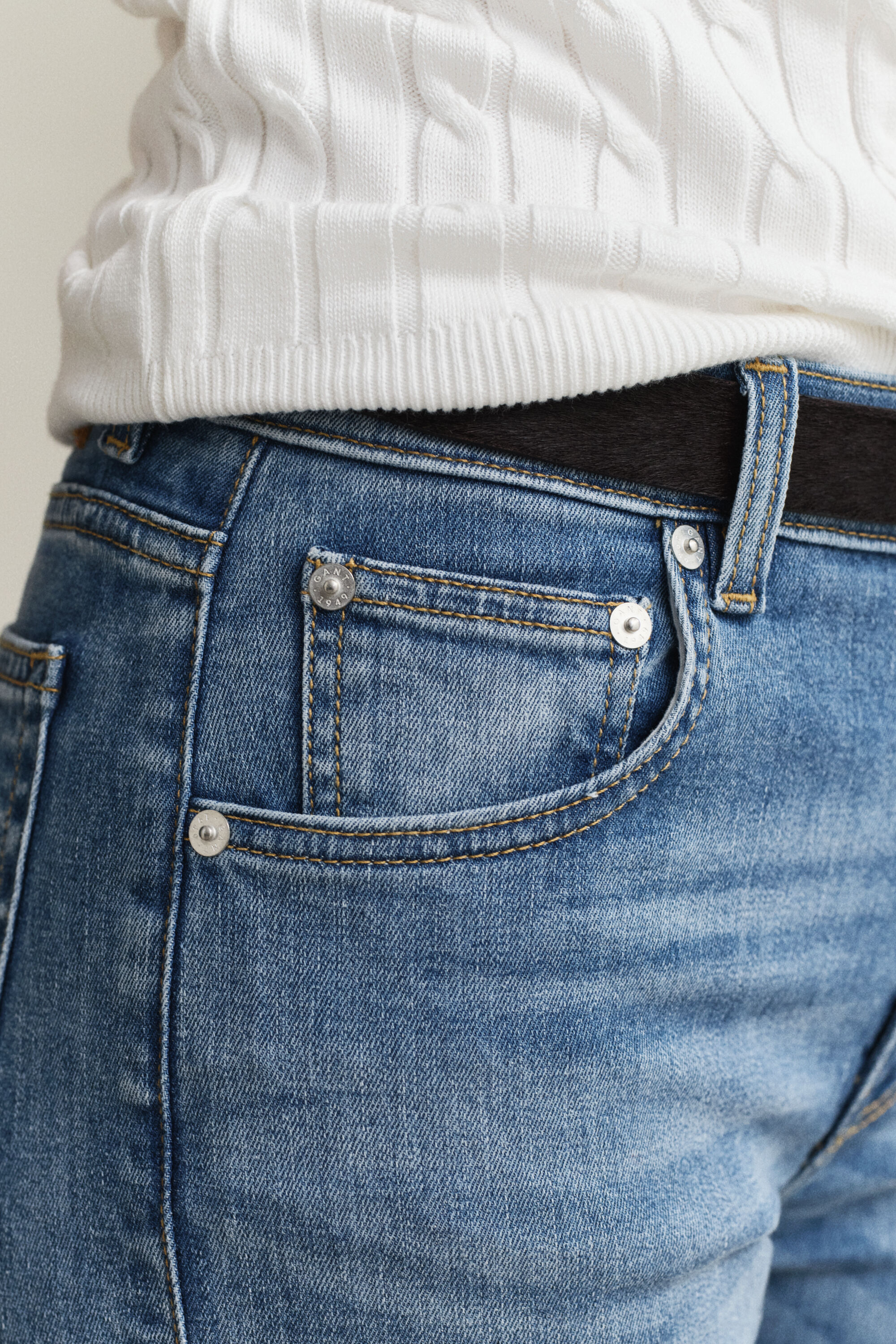 Calças de ganga elásticas Skinny