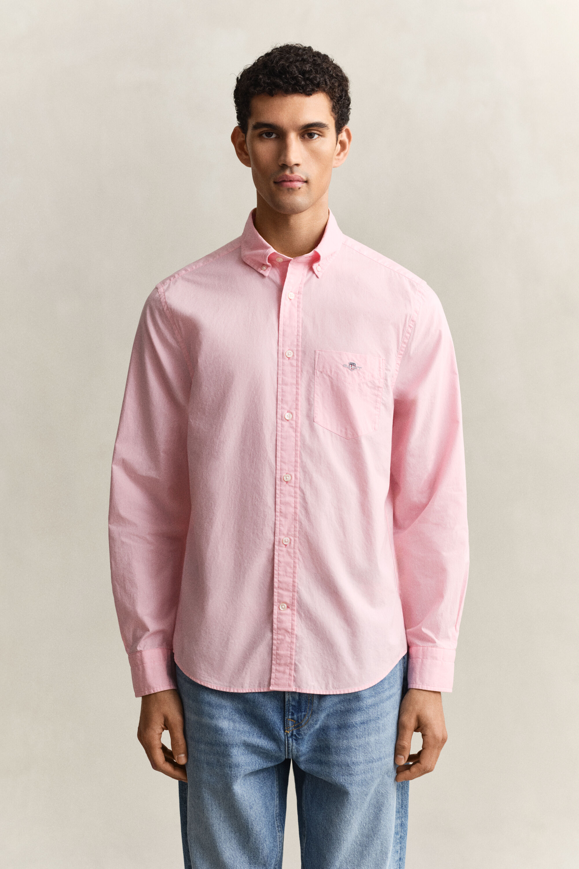 Camisa em popelina Classic regular fit