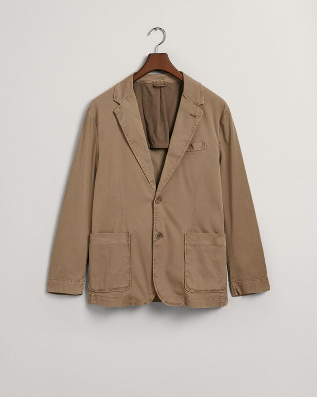 Blazer de fato em algodão