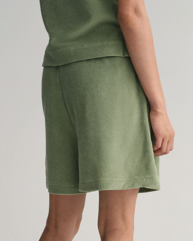 Cal&ccedil;&otilde;es com cintura subida Terry Cloth Teen Girls